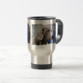 Niedliche Weimaraner Reise-Tasse Reisebecher (VorderseiteRechts)