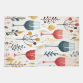 Niedliche Weinbecher Küchentücher (Horizontal)