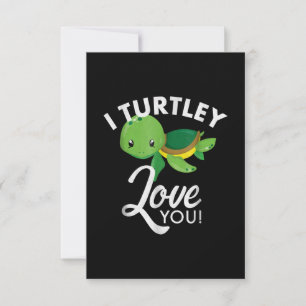 Niedliche Weine Turtle I Turtley Liebe Sie RSVP Karte