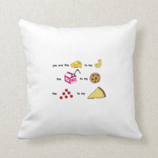 niedliche Weise, Sie zu sagen interessieren sich Kissen