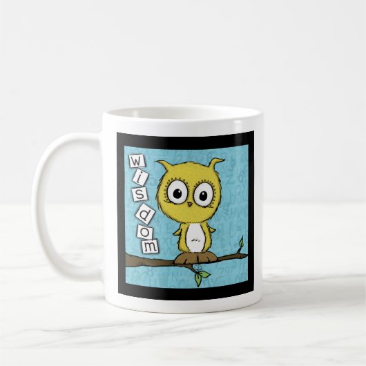 Niedliche Weisheit Kaffeetasse (Links)