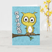 Niedliche Weisheit Karte (Gelbe Blume)