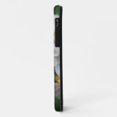 Niedliche weiß Blüten Case-Mate iPhone Hülle (Hinten/Links)
