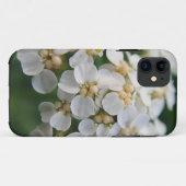 Niedliche weiß Blüten Case-Mate iPhone Hülle (Rückseite (Horizontal))