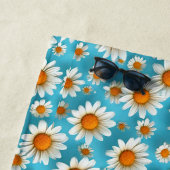 Niedliche weiße Blume Strandtuch (Beispiel)