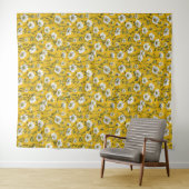 Niedliche weiße Blume Wandteppich (Beispiel (Horizontal))