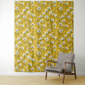 Niedliche weiße Blume Wandteppich (Beispiel)