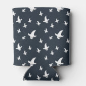 Niedliche weiße Geister Dosenkühler (Rückseite)