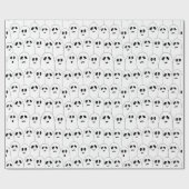 Niedliche weiße Geister Funny Kids Halloween Geschenkpapier (Flach)