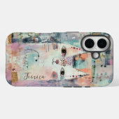 Niedliche weiße Katze Case-Mate iPhone Hülle (Rückseite (Horizontal))