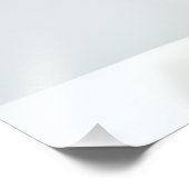 Niedliche weiße Katze mit Brille Fotodruck (Ecke)