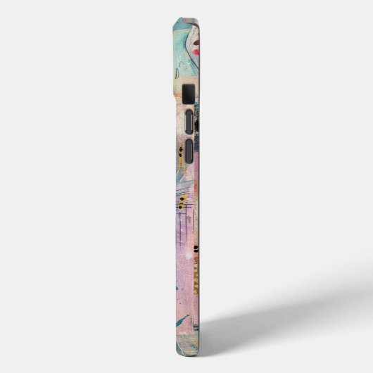 Niedliche weiße Katze Personalisiert Case-Mate iPhone Hülle (Rückseite / Links)