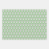 Niedliche weiße Schafe für Ihre Kinder Geschenkpapier Set (Vorderseite 3)