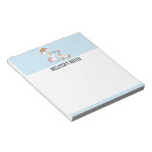 Niedliche weiße Schlösser Magische Mutter & Baby Notizblock (angewinkelt)