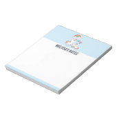 Niedliche weiße Schlösser Magische Mutter & Baby Notizblock (Rotiert)