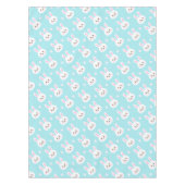 Niedliche weiße Tischdecke Häschen-Muster-Ostern | (Vorderseite)