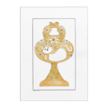 Niedliche Weißkatzenschale