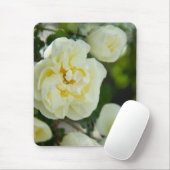 Niedliche Weißrosen für positive Mousepad (Mit Mouse)