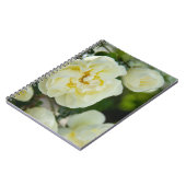 Niedliche Weißrosen für positive Notizblock (Linke Seite)