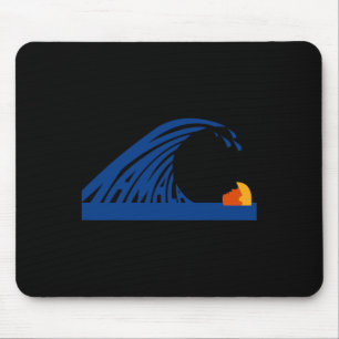 Niedliche Welle der Blauen Welle Kamala für Kamala Mousepad