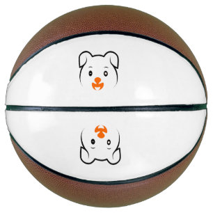 Niedliche Welpe Basketball