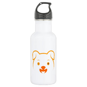 Niedliche Welpe Edelstahlflasche