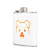 Niedliche Welpe Flachmann (Links)