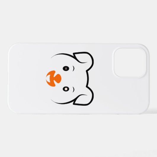 Niedliche Welpe iPhone Hülle (Rückseite (Horizontal))