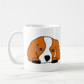Niedliche Welpe Kaffeetasse (Links)
