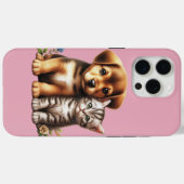 Niedliche Welpe/Kätzchen Case-Mate iPhone Hülle (Rückseite (Horizontal))