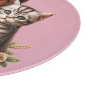 Niedliche Welpe/Kätzchen Schneidebrett (Ecke)