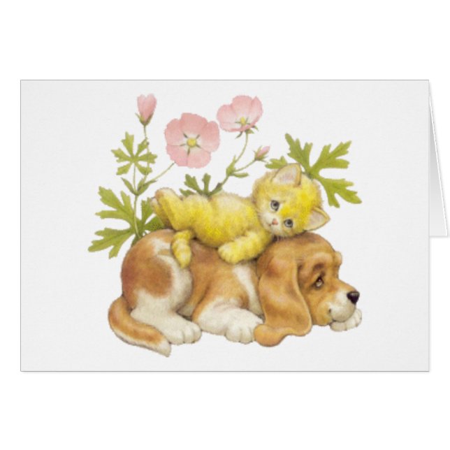 Niedliche Welpe & Kitten (Vorderseite (Horizontal))