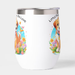 Niedliche Welpe Kleine Paws Big Liebe