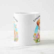 Niedliche Welpe Kleine Paws Big Liebe