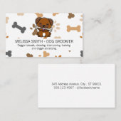 Niedliche Welpe | Kronenpaw-Prints Visitenkarte (Vorne/Hinten)