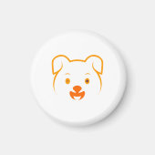 Niedliche Welpe Magnet (Vorne)