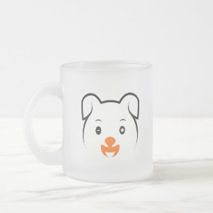 Niedliche Welpe Mattglastasse