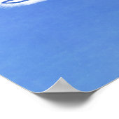 Niedliche Welpe mit Pflanze, Zitronen und Blume Poster (Ecke)