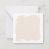 Niedliche Welpe Mitteilungskarte (Rückseite)