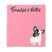 Niedliche Welpe Notizblock (Vorderseite)
