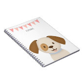 Niedliche Welpe Notizblock (Rechte Seite)