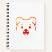 Niedliche Welpe Notizblock (Vorderseite)