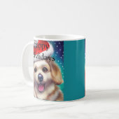 Niedliche Welpe Pawlidays Kaffeetasse (Vorderseite Links)