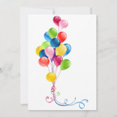 Niedliche Welpe Pawty - Pet Foto Welppy Birthday P Einladung (Rückseite)