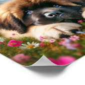 niedliche Welpe Poster (Ecke)