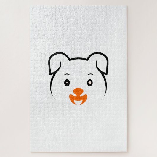 Niedliche Welpe Puzzle (Vertikal)