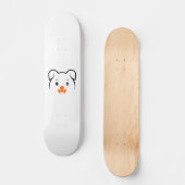 Niedliche Welpe Skateboard (Vorderseite)