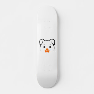 Niedliche Welpe Skateboard