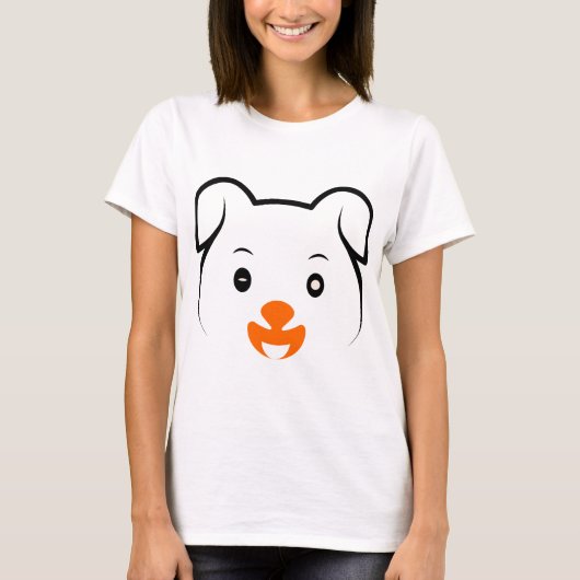 Niedliche Welpe T-Shirt (Vorderseite)