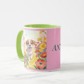 Niedliche Welpe Tasse (Vorderseite Links)